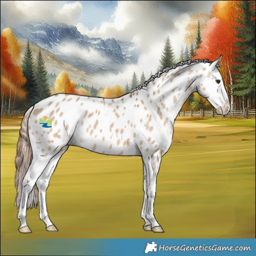 Horse Color:Red Dun Appaloosa 