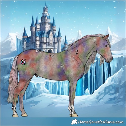 Horse Color:Nacre Silver Black