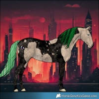 Horse Color:Void Painted Cremello Tobiano 