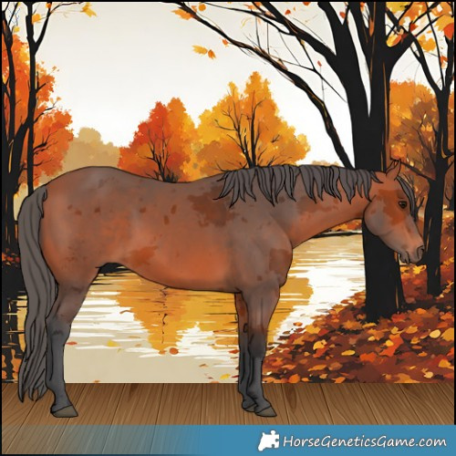 Horse Color:Bay Merle 