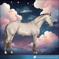 Horse Color:Sable Champagne Dun Merle 