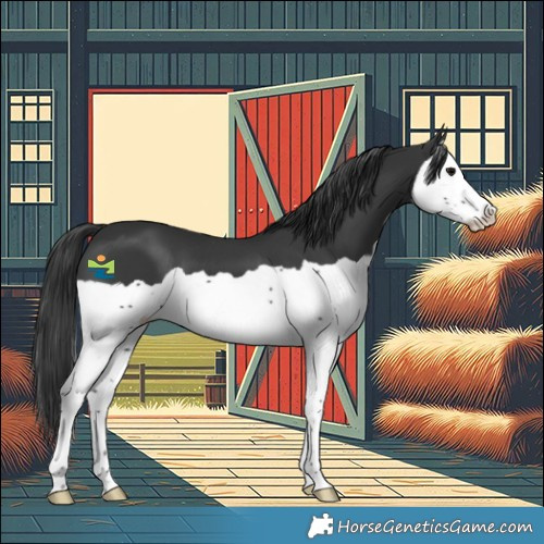 Horse Color:Black Splash 