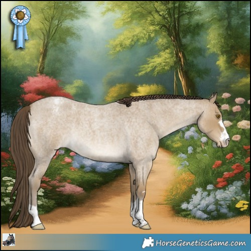 Horse Color:Classic Cream Champagne Roan Appaloosa