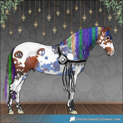 Horse Color:Painted Bay Splash Tobiano 