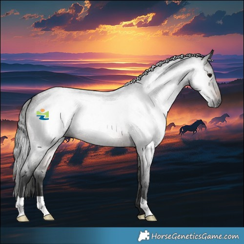 Horse Color:Gray Brown Roan 