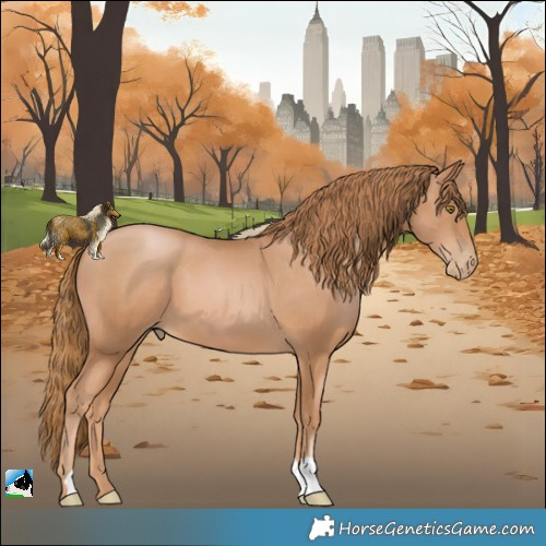 Horse Color:Chestnut Pearl 