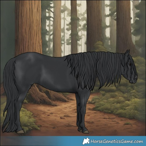 Horse Color:Black 