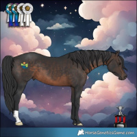 Horse Color:Brown 