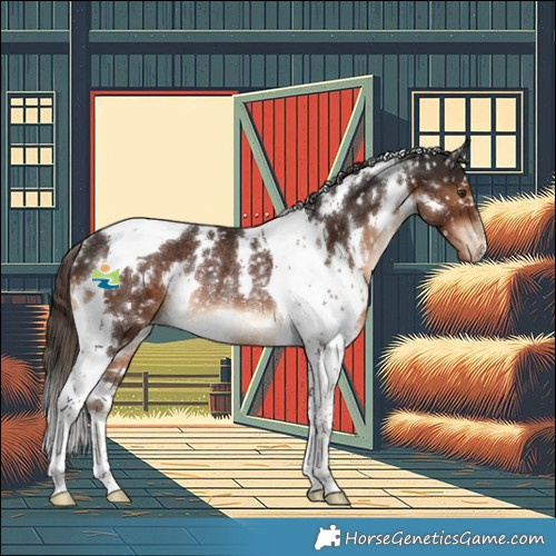 Horse Color:White Spotted Liver Chestnut Tobiano Appaloosa Rabicano 