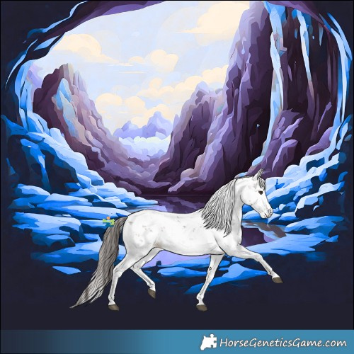 Horse Color:Liver Chestnut Sabino Rabicano 