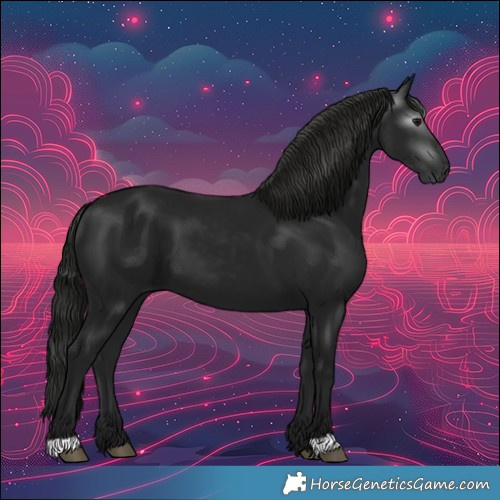 Horse Color:Gray Smoky Black 