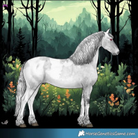 Horse Color:White Spotted Silver Brown Chinchilla Roan Merle 