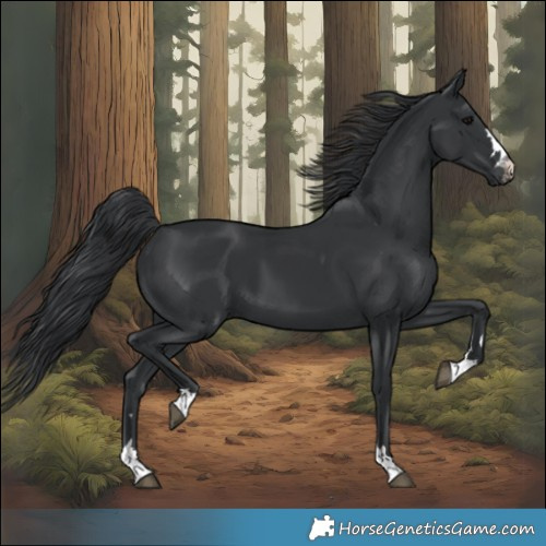 Horse Color:Black 