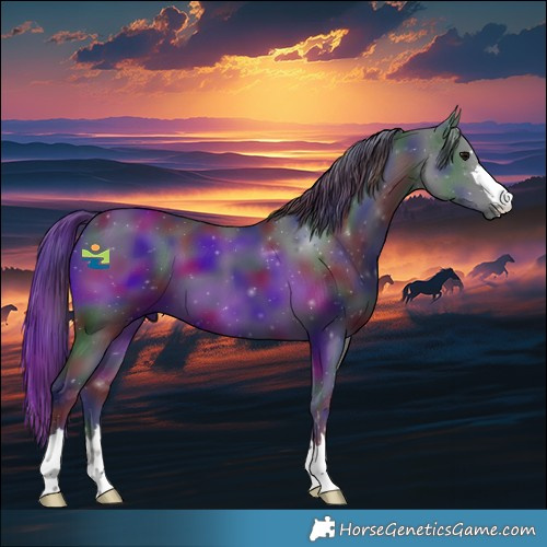 Horse Color:Nacre Black 