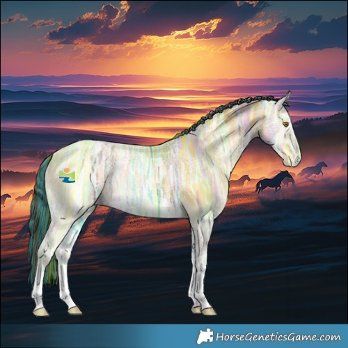 Horse Color:Painted Sable Cream Champagne Ice Onyx 