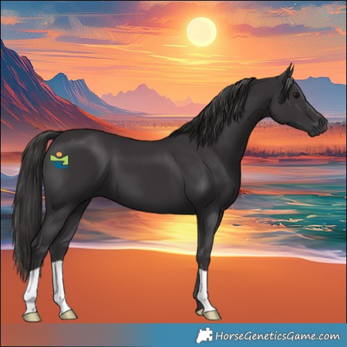 Horse Color:Smoky Black 