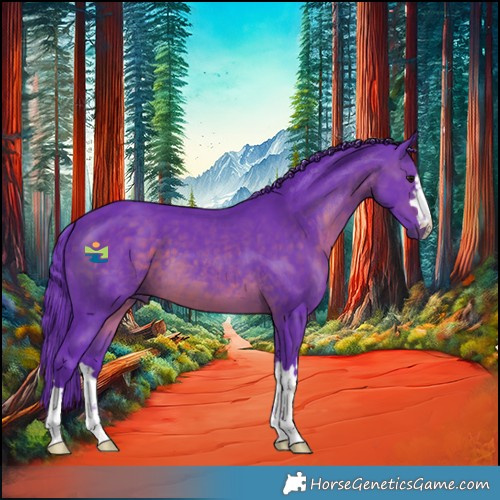 Horse Color:Watercolor Brown 