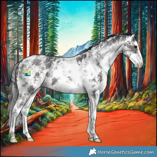 Horse Color:Black Ice Sabino 
