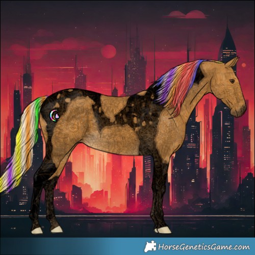 Horse Color:Void Painted Palomino Tobiano 