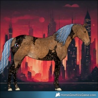 Horse Color:Void Painted Chocolate Palomino Tobiano