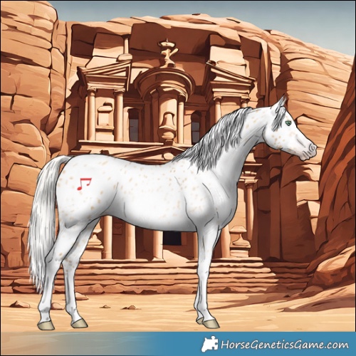 Horse Color:Gray Silver Amber Cream Champagne Roan Dun Splash Tobiano Frame Appaloosa Rabicano