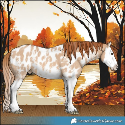Horse Color:Red Dun Sabino Splash Appaloosa