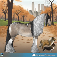 Horse Color:Brown Dun Tobiano Rabicano