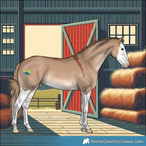 Horse Color:Red Dun Splash 