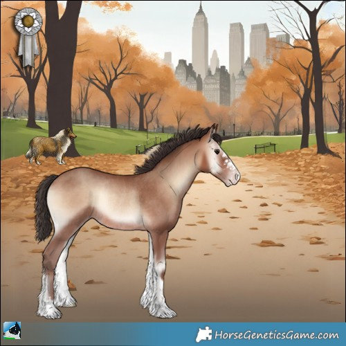 Horse Color:Sable Champagne Onyx Rabicano 