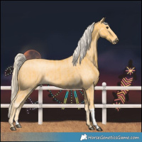 Horse Color:Palomino  and Palomino 