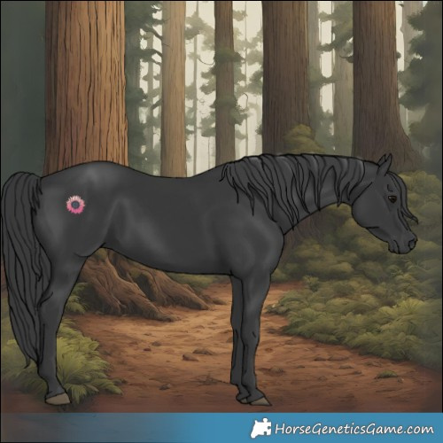 Horse Color:Black 