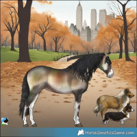 Horse Color:Brown Onyx Rabicano