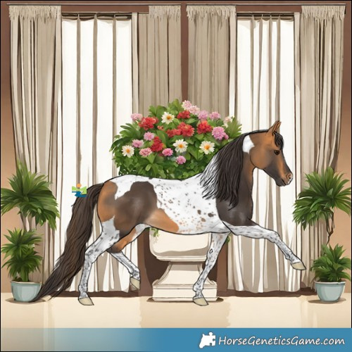 Horse Color:Buckskin Tobiano 