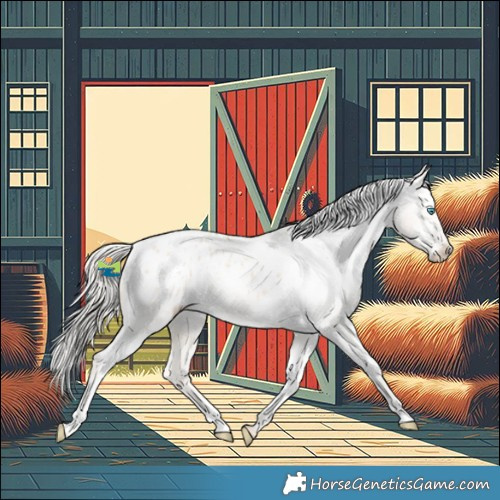 Horse Color:Cremello Dun Blanket Rabicano 