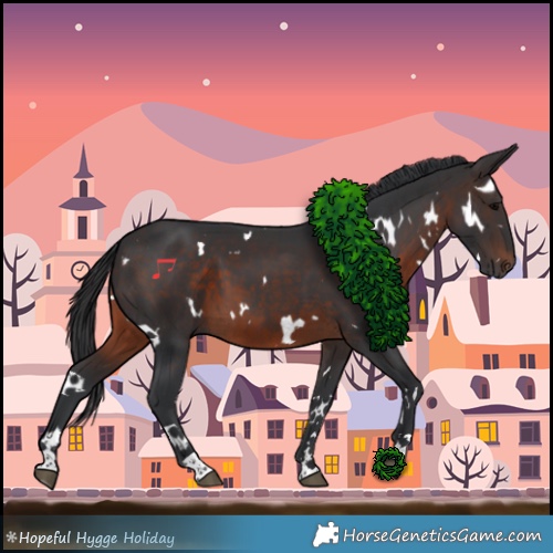 Horse Color:White Spotted Brown 