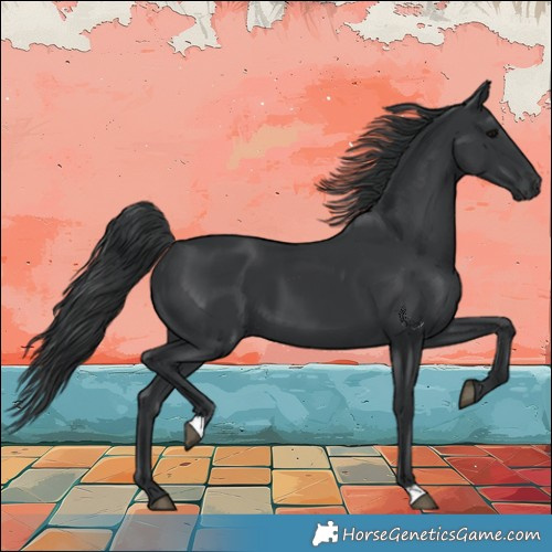 Horse Color:Black 
