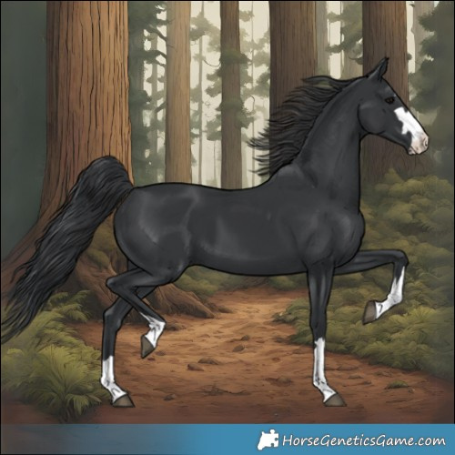 Horse Color:Black 