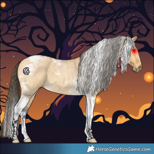 Horse Color:Buckskin Roan Dun Tobiano 