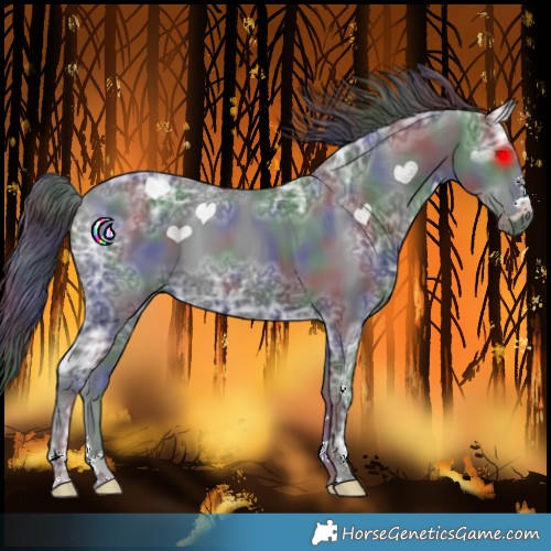 Horse Color:Nacre Black Ice 