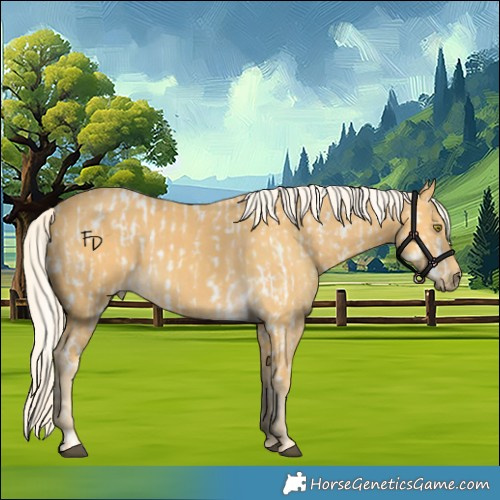 Horse Color:Palomino Appaloosa  and Palomino 