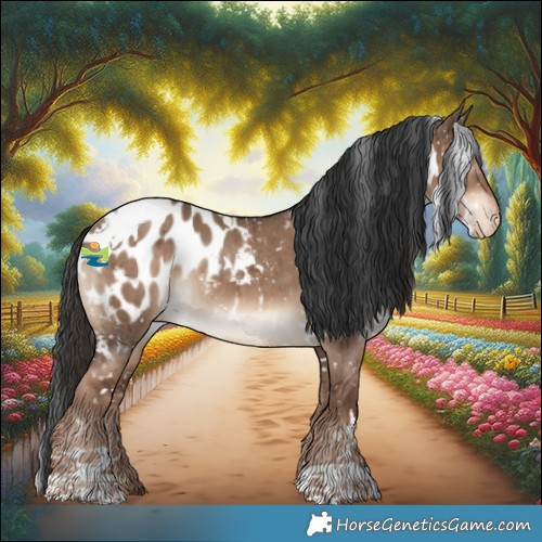Horse Color:White Spotted Liver Red Dun Appaloosa Brindle 