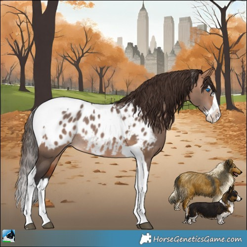 Horse Color:Bay Dun Splash Tobiano Appaloosa Rabicano