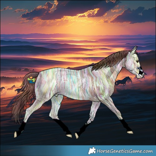 Horse Color:Nacre Chestnut Ice 