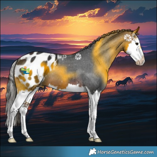 Horse Color:Brown Splash Blanket 