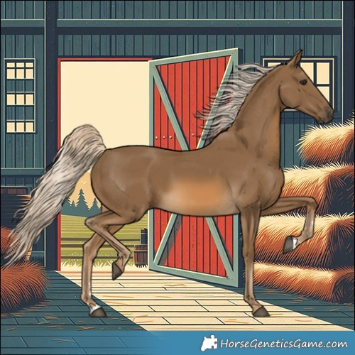 Horse Color:Chocolate Palomino 