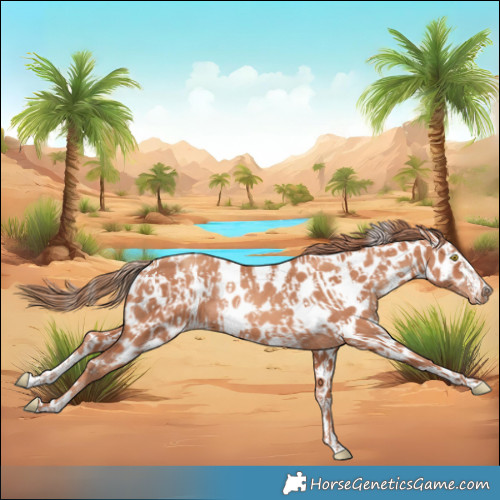 Horse Color:Gold Champagne Near Leopard  and Gold Champagne Near Leopard 