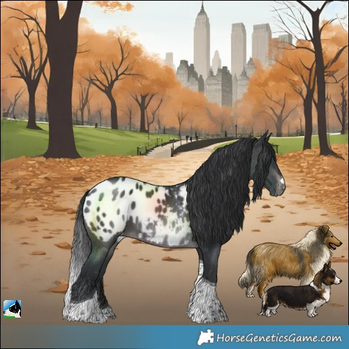 Horse Color:Platinum Brown Tobiano Blanket 