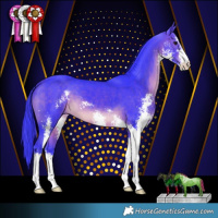 Horse Color:Watercolor Brown Sabino 