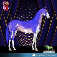 Horse Color:Watercolor Brown Sabino 