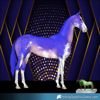 Horse Color:Watercolor Brown Sabino 